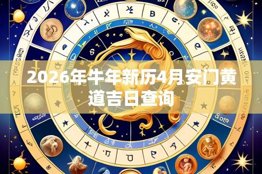 2026年牛年新历4月安门黄道吉日查询