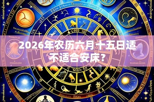 2026年农历六月十五日适不适合安床?