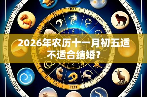 2026年农历十一月初五适不适合结婚？
