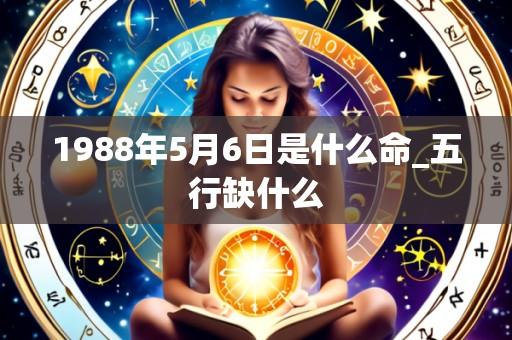 1988年5月6日是什么命_五行缺什么