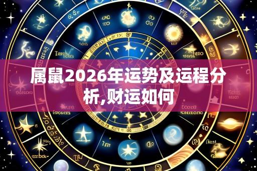 属鼠2026年运势及运程分析,财运如何