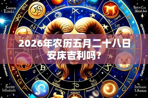 2026年农历五月二十八日安床吉利吗?