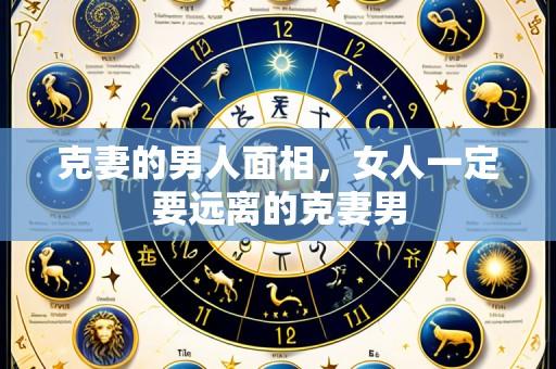 克妻的男人面相,女人一定要远离的克妻男