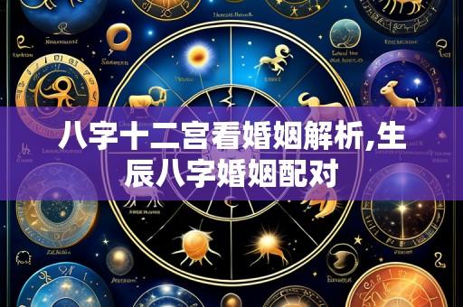 八字十二宫看婚姻解析,生辰八字婚姻配对