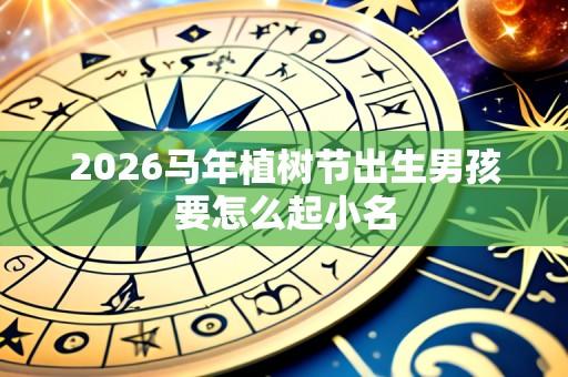 2026马年植树节出生男孩要怎么起小名