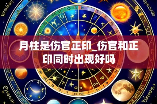 月柱是伤官正印_伤官和正印同时出现好吗