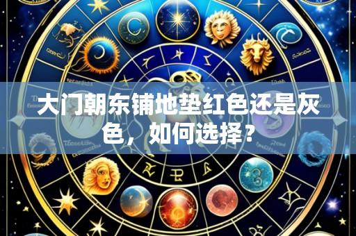 大门朝东铺地垫红色还是灰色,如何选择?