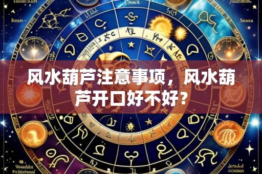 风水葫芦注意事项,风水葫芦开口好不好?