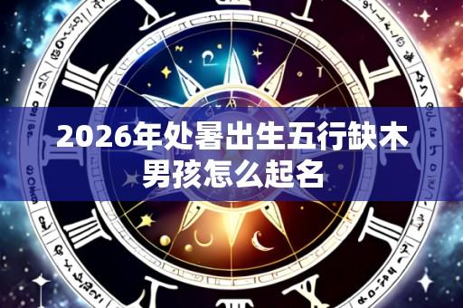 2026年处暑出生五行缺木男孩怎么起名