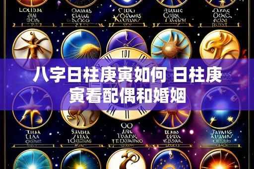 八字日柱庚寅如何 日柱庚寅看配偶和婚姻