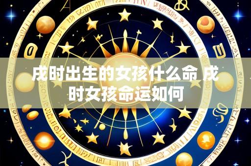 戌时出生的女孩什么命 戌时女孩命运如何