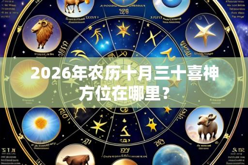 2026年农历十月三十喜神方位在哪里？