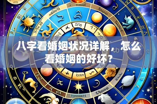 八字看婚姻状况详解，怎么看婚姻的好坏？