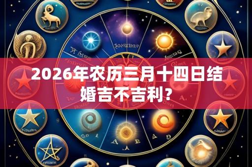 2026年农历三月十四日结婚吉不吉利?