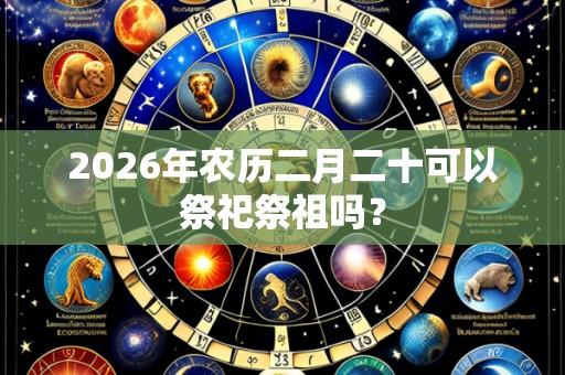 2026年农历二月二十可以祭祀祭祖吗?