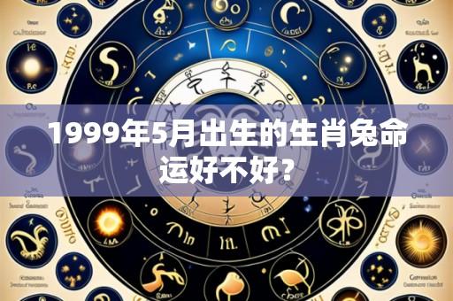 1999年5月出生的生肖兔命运好不好?