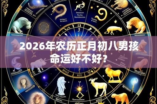 2026年农历正月初八男孩命运好不好?