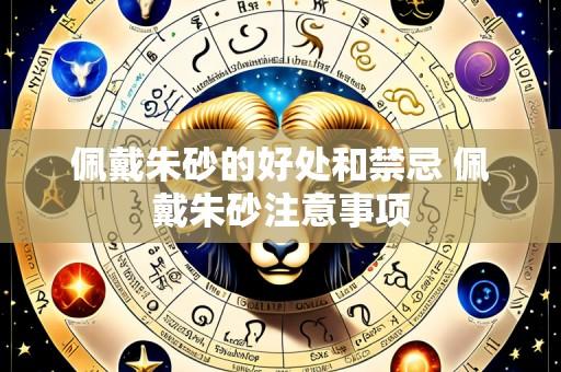 佩戴朱砂的好处和禁忌 佩戴朱砂注意事项