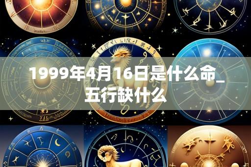 1999年4月16日是什么命_五行缺什么