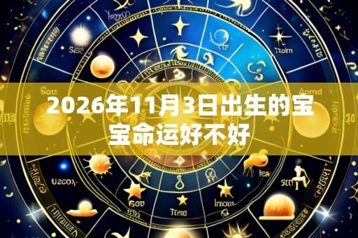2026年11月3日出生的宝宝命运好不好