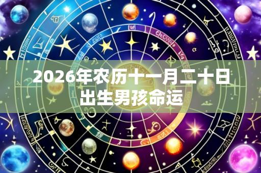 2026年农历十一月二十日出生男孩命运