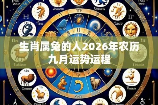 生肖属兔的人2026年农历九月运势运程