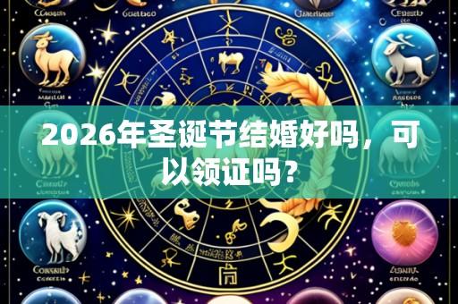 2026年圣诞节结婚好吗,可以领证吗?