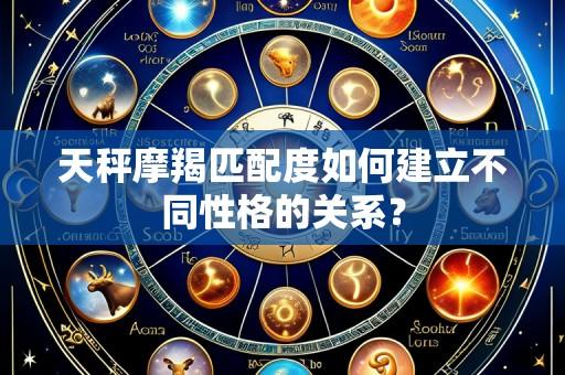 天秤摩羯匹配度如何建立不同性格的关系?