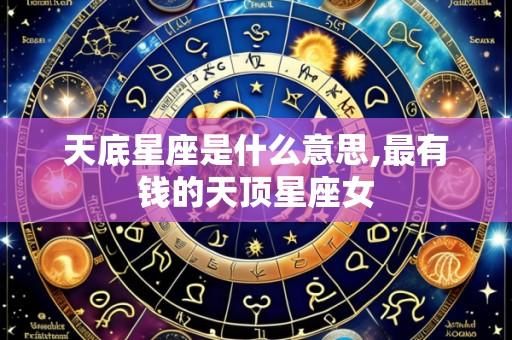 天底星座是什么意思,最有钱的天顶星座女