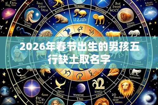 2026年春节出生的男孩五行缺土取名字