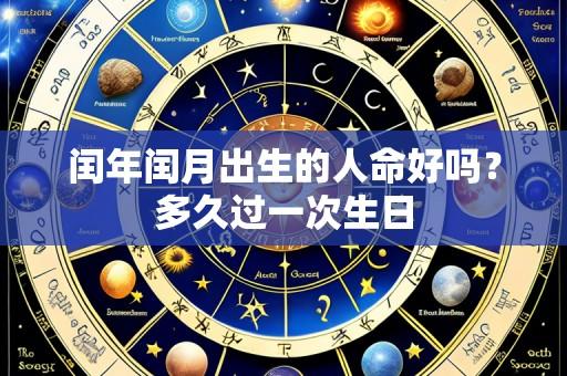 闰年闰月出生的人命好吗?多久过一次生日