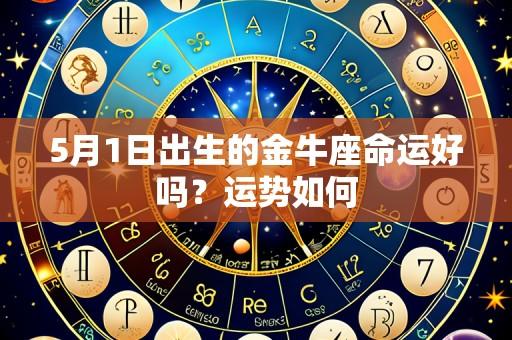 5月1日出生的金牛座命运好吗?运势如何