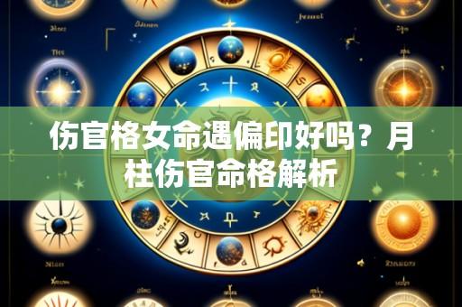 伤官格女命遇偏印好吗？月柱伤官命格解析