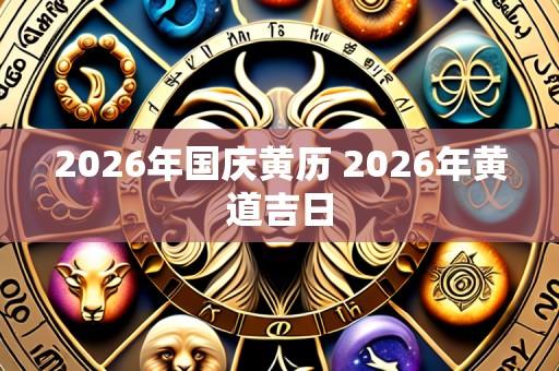 2026年国庆黄历 2026年黄道吉日