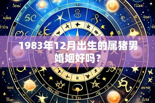 1983年12月出生的属猪男婚姻好吗?