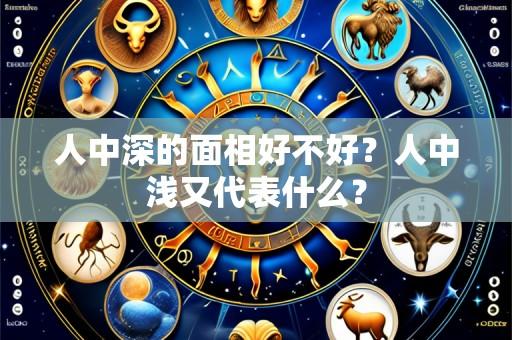 人中深的面相好不好？人中浅又代表什么？