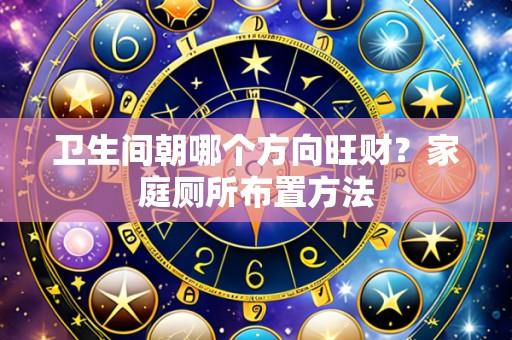 卫生间朝哪个方向旺财?家庭厕所布置方法