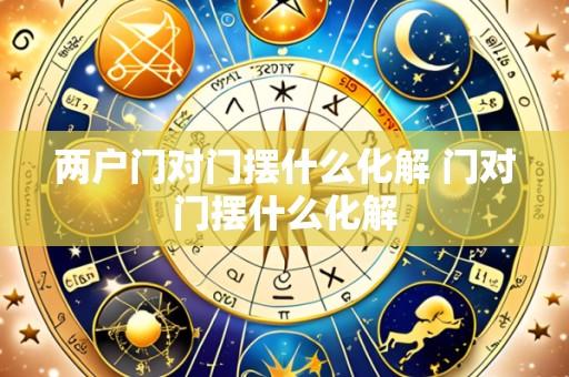 两户门对门摆什么化解 门对门摆什么化解