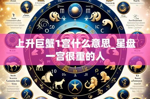 上升巨蟹1宫什么意思_星盘一宫很重的人