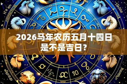 2026马年农历五月十四日是不是吉日?