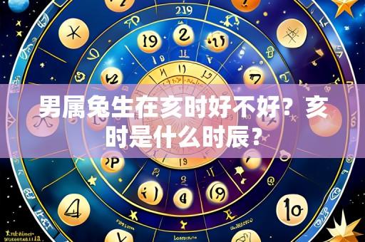 男属兔生在亥时好不好?亥时是什么时辰?
