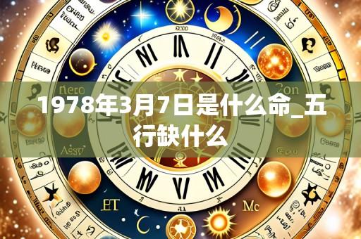 1978年3月7日是什么命_五行缺什么
