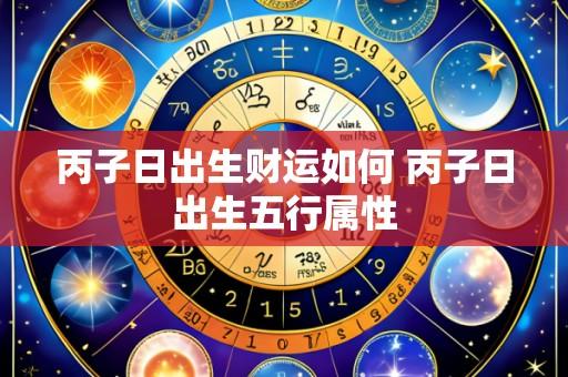 丙子日出生财运如何 丙子日出生五行属性
