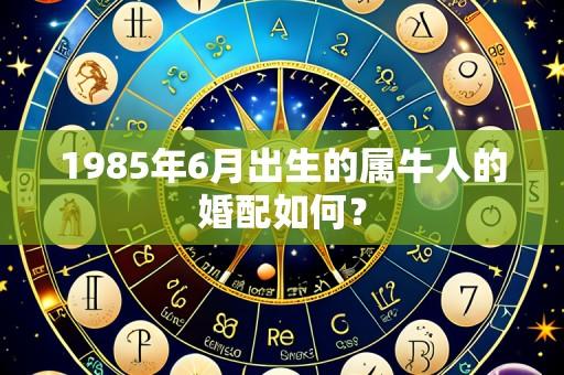 1985年6月出生的属牛人的婚配如何?