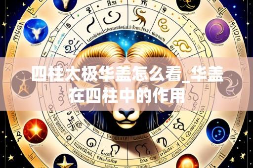 四柱太极华盖怎么看_华盖在四柱中的作用
