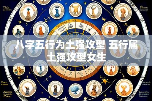 八字五行为土强攻型 五行属土强攻型女生