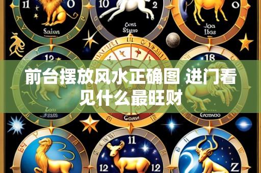 前台摆放风水正确图 进门看见什么最旺财