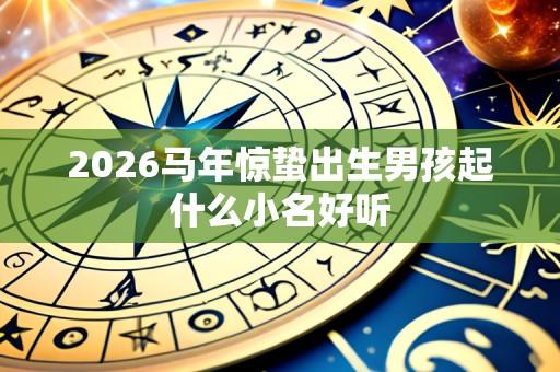 2026马年惊蛰出生男孩起什么小名好听