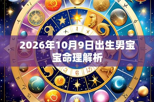 2026年10月9日出生男宝宝命理解析