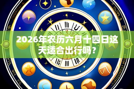 2026年农历六月十四日这天适合出行吗？